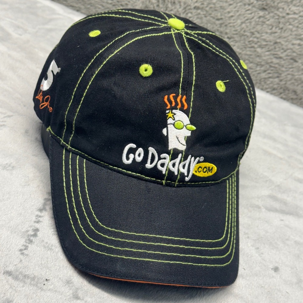 Nascar Chase Authentic Motorsports Go Daddy Black Baseball Cap Dale Earnhardt Jr